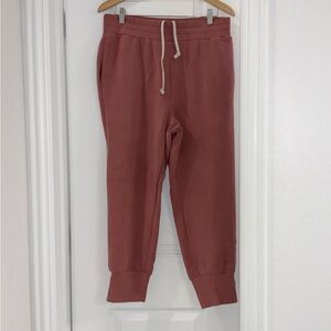 Varley Slim Cuff Pants in Dusty Rose Sz XL